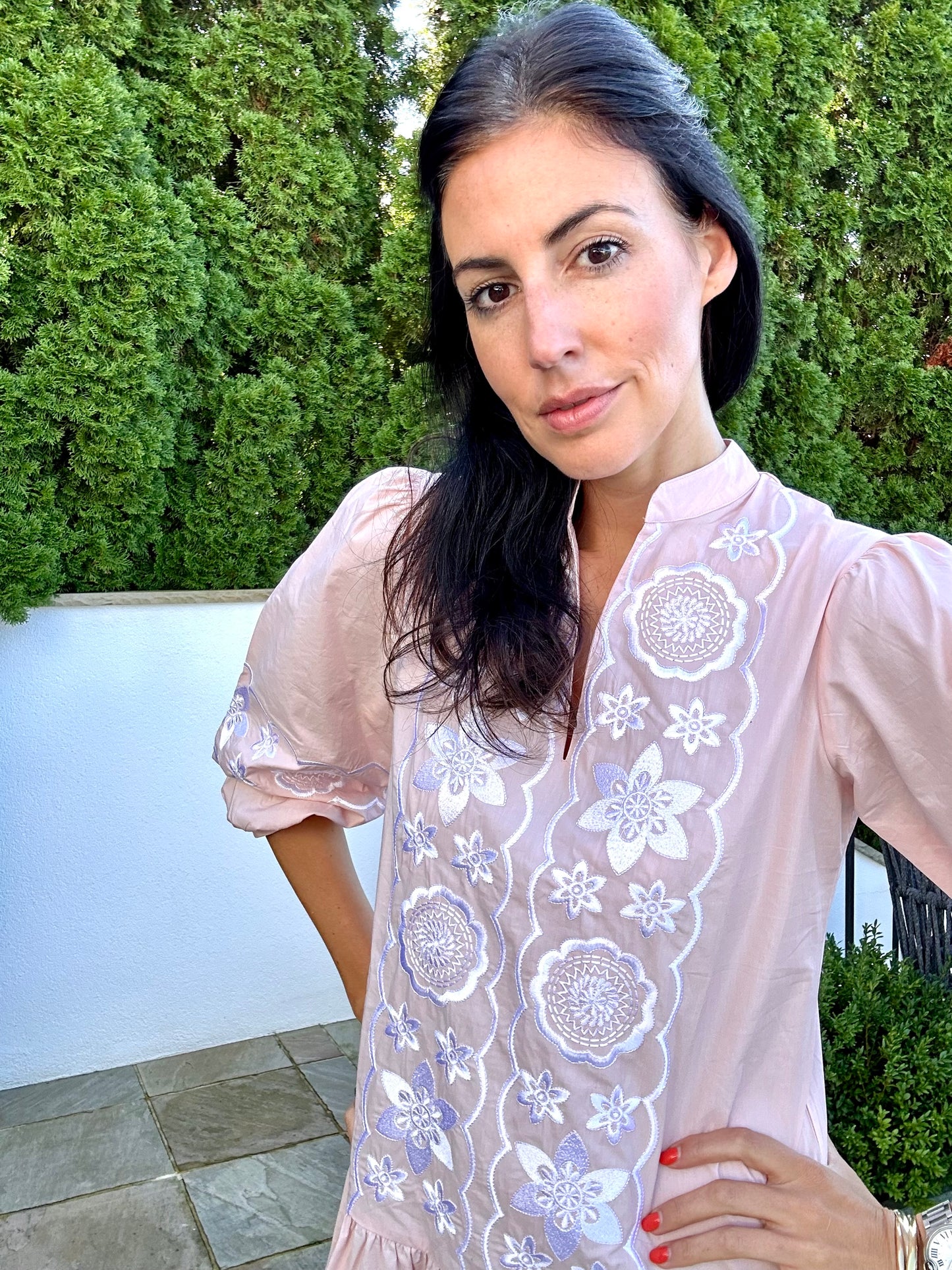 St.Tropez Kleid - puderrosa
