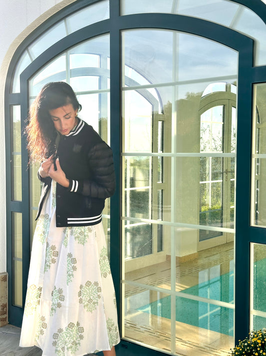 Hemdblusenkleid Gladiolen