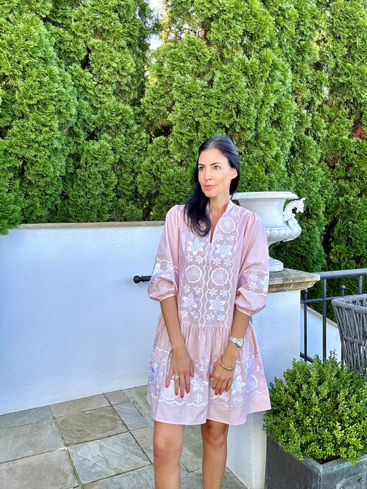 St.Tropez Kleid - puderrosa