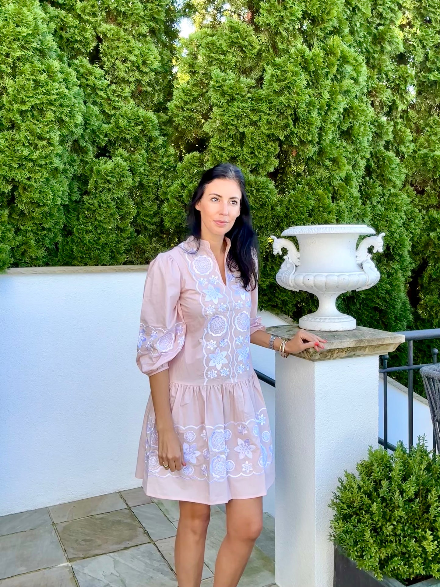 St.Tropez Kleid - puderrosa