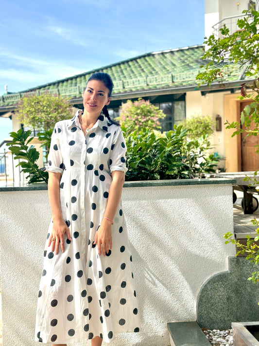 Hemdblusenkleid „Dots Lover“