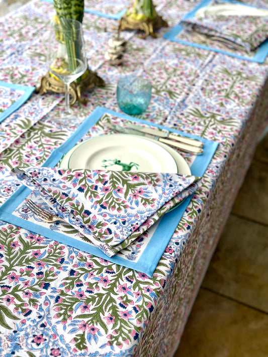 Ophelia Tischsets - 6 Sets mit Servietten