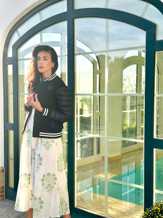 Hemdblusenkleid Gladiolen