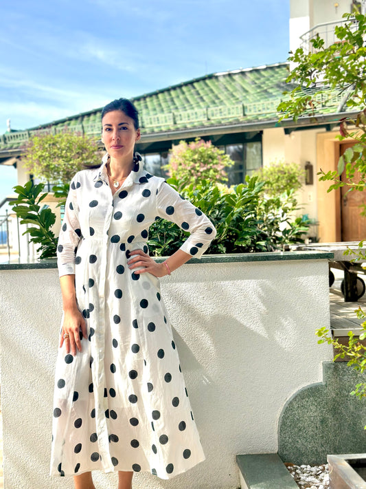 Hemdblusenkleid „Dots Lover“