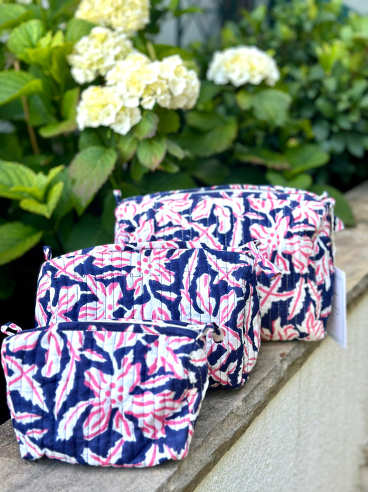 Hibiskus Blüte Beauty Bags - 3er Set
