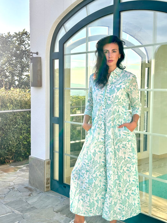 Hemdblusenkleid Gartenranke