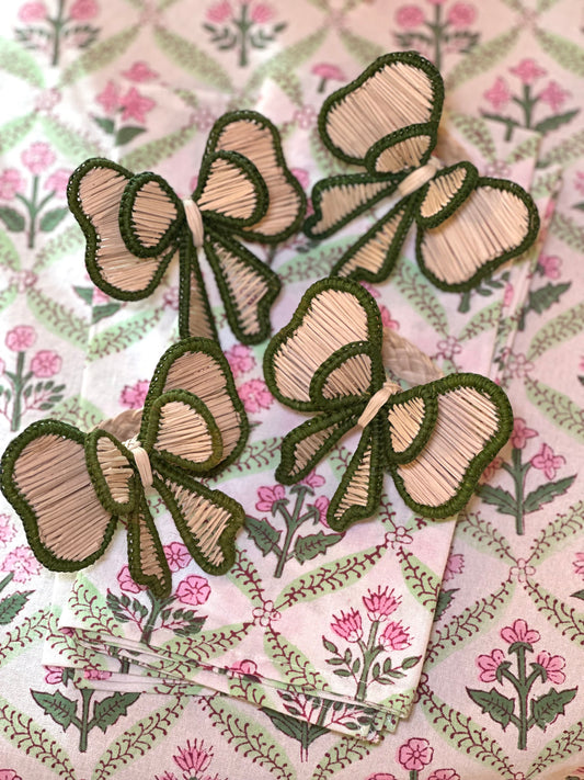 Serviettenring Schleife - grün