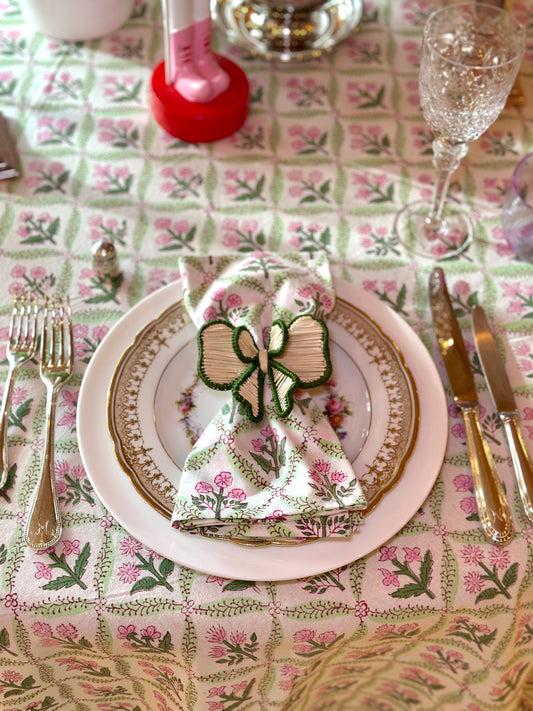 Serviettenring Schleife - grün