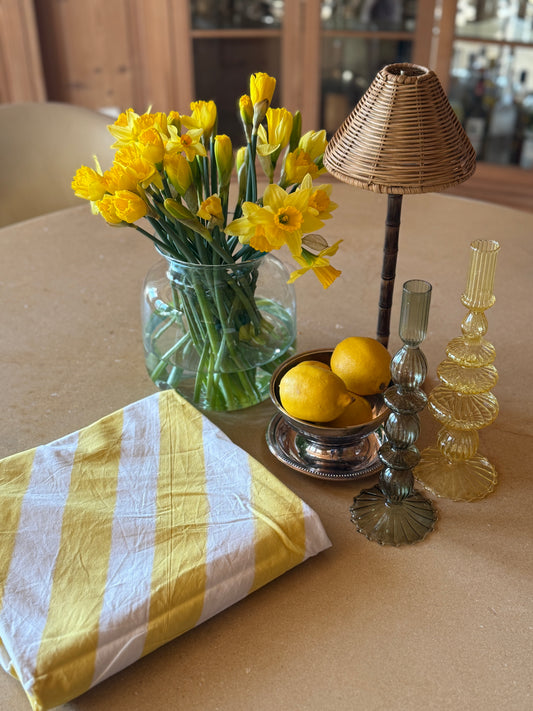 Kerzenständer Bubble gelb