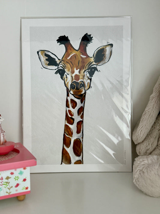 Druck Anna von Schönborn "Giraffe"