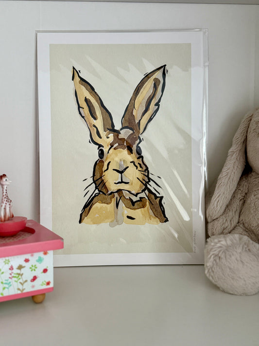 Druck Anna von Schönborn "Hase"