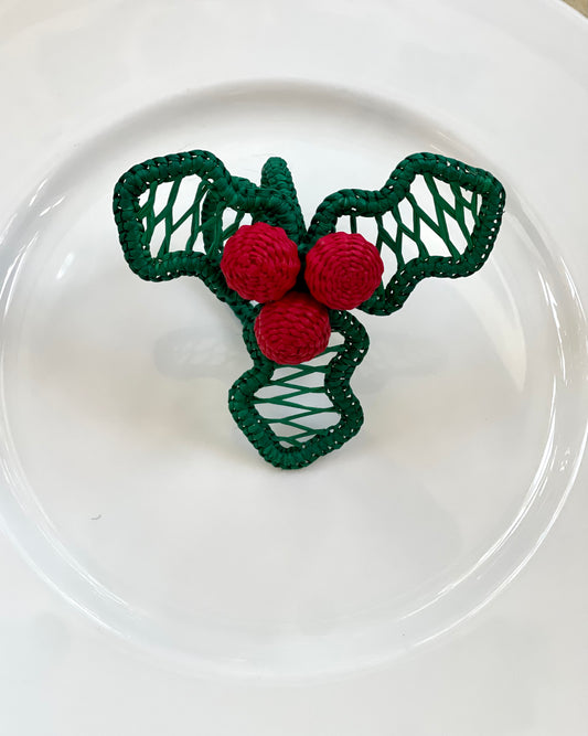 Serviettenring Weihnachtsveilchen